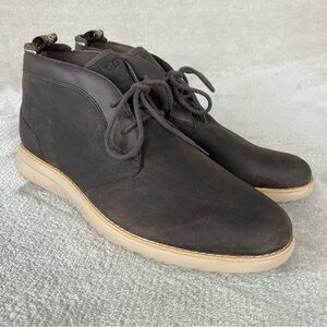 UGG Union Chukka Boots Mens Size 15 Brown Leather Waterproof Treadlite NEW